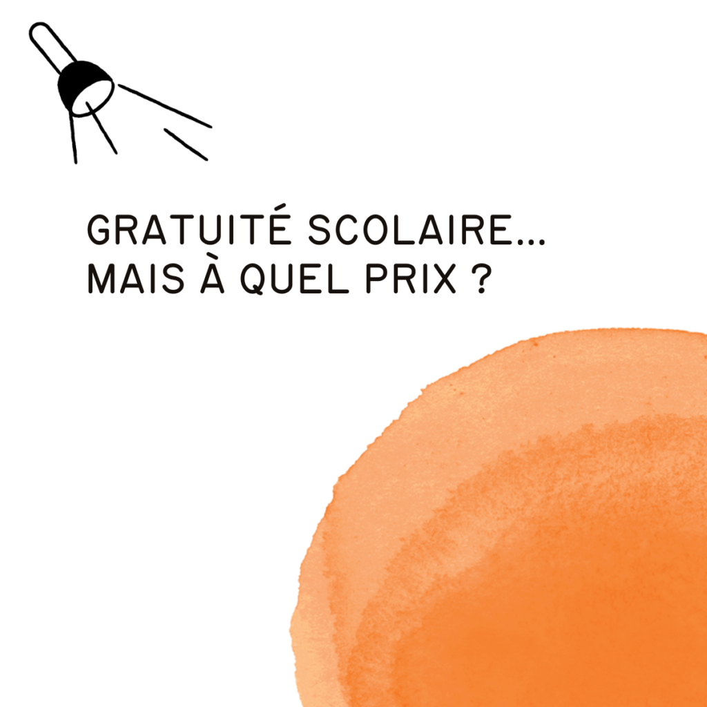 Gratuit Scolaire Mais Quel Prix La Code